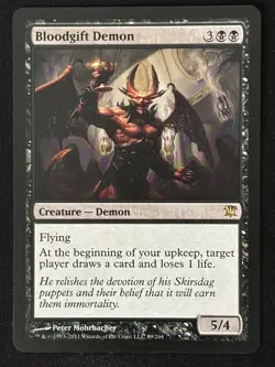 1x MTG Bloodgift Demon - Innistrad (ISD) #89 - Magic the Gathering - Image 1