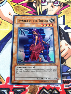 Invader of the Throne mrl-026 1st Edition (NM) Super Rare Yu-Gi-Oh! - Image 1