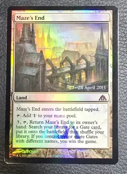 Maze's End Dragon's Maze Foil MTG Magic Card - Image 1