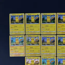 Lot of 16 McDonalds Pikachu Holo Foil Pokemon Card 7/15 2022 - Image 3