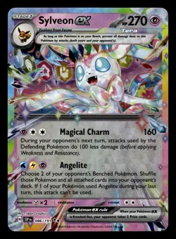 Sylveon ex 086/191 Double Rare Surging Sparks Pokemon Card - Image 1