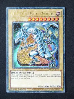 Blue-Eyes White Dragon HAC1 Terminal Rare - 1st ed Yugioh Card #55L - Image 1