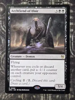 Archfiend of Ifnir - Commander Aetherdrift - NM Near Mint Regular Common MTG - Image 1