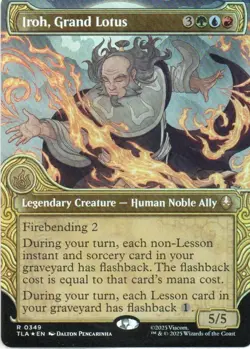 MTG: Avatar: Eternal-Legal: Foil Showcase Iroh, Grand Lotus: LP Condition - Image 1