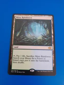 Misty Rainforest Magic the Gathering Mtg Rare fetchland - Image 1