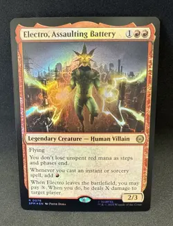 Electro, Assaulting Battery Marvel's Spider-Man Foil - Image 1