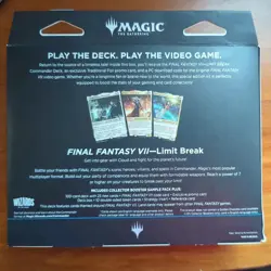 FFVII Game Edition Limit Break Commander Deck Final Fantasy - Brand New, Sealed - Image 2