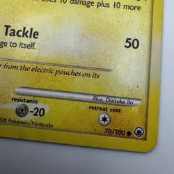 Pokemon TCG Pikachu 70/100 Diamond & Pearl Majestic Dawn Regular Non Holo MP - Image 3