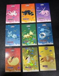 Pokemon Let's Go Eevee Database Peru Sleepy Set Eeveelutions Full Set US Seller - Image 1