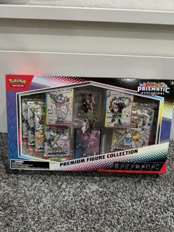 Pokemon TCG: Prismatic Evolutions Premium Figure Collection Factory Sealed Box - Image 1
