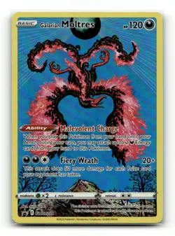 Galarian Moltres SWSH284 Promo SWSH Black Star Pokemon Near Mint - Image 1