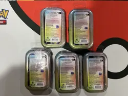Pokemon TCG: Scarlet & Violet - Paldean Fates Mini Tin Set of 5 - Factory Sealed - Image 2