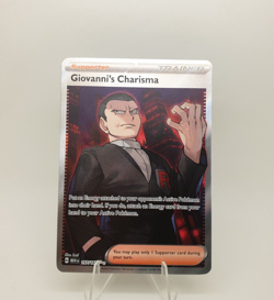 Giovanni's Charisma 197/165 Ultra Rare Scarlet & Violet 151 Pokemon - Image 1
