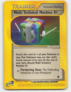 2002 Pokemon, Expedition, #144/165 Multi Technical Machine 01, Uncommon - Image 1