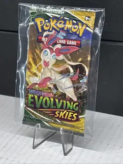 Pokemon TCG EVOLVING SKIES Booster Pack SWSH Factory Sealed New Sylveon Artwork 820650808777 - Image 2