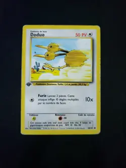 🇫🇷 Carte Pokemon Doduo 48/102 edition 1 Set de Base Wizards Ed1 PL/Good - Image 1