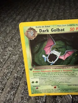 Dark Golbat 7/82 Holo Prima Edizione 1st Pokemon Team Rocket Wizards Italiano - Image 2