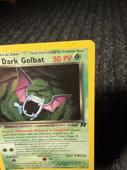 Dark Golbat 7/82 Holo Prima Edizione 1st Pokemon Team Rocket Wizards Italiano - Image 3