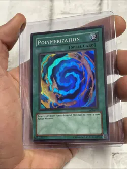 Yu-Gi-Oh! Polymerization - LOB-059 - Original Print LP Lightly Played Card - Image 1