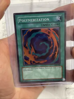 Yu-Gi-Oh! Polymerization - LOB-059 - Original Print LP Lightly Played Card - Image 2