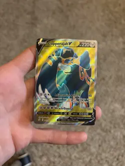 Pokemon Card Copperajah V 187/192 Rebel Clash Full Art Near Mint Card - Image 1