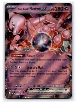 Team Rocket's Mewtwo ex Promo SV: Scarlet & Violet Promo Cards 205 LP-NM - Image 1
