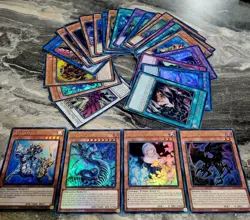 100 Super Ultra Rare Holos YuGiOh Card Bundle Holos 100% Genuine Yugioh Cards - Image 1