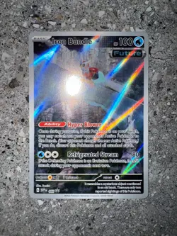 Pokemon TCG Cards Iron Bundle SVP066 Black Star Promo Illustration Rare - Image 3