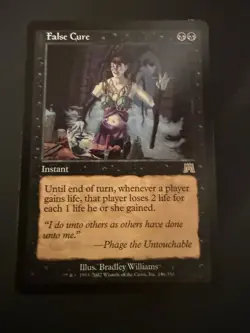 Onslaught False Cure Rare MTG Card, Regular Card 146 - Image 2