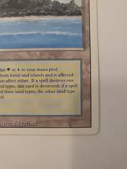 MTG - Tropical Island - Revised Edition (3ED) - Heavily Played - Image 5