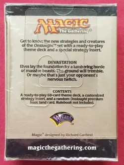 Magic The Gathering ONSLAUGHT DEVASTATION New Sealed Theme Deck MTG - Image 2