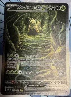 Pokemon TCG Wo-Chien EX Scarlet & Violet - Paldea Evolved 257/193 Holo... - Image 2
