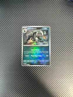 Houndoom (Master Ball Pattern) 063/131 Sv: Prismatic Evolutions Holo Pokemon Tcg - Image 1