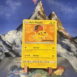 Ash's Pikachu - SM110 Pokemon SM Promo - Regular LP ? - Image 1