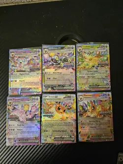 Pokemon Prismatic Evolutions Stamped Promos Umbreon, Espeon, Eevee Etc - Image 1