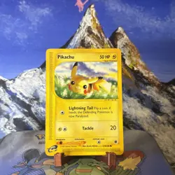 Pikachu - 124/165 Pokemon Expedition Base Set - Regular E Reader ? - Image 1
