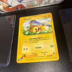 Pikachu - 124/165 Pokemon Expedition Base Set - Regular E Reader ? - Image 5