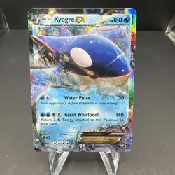 Pokemon TCG Kyogre-EX XY Black Star Promos XY41 Holo Promo - Image 1