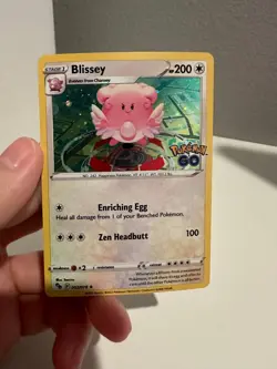 Blissey 52/78 Cosmos Holo Promo Pokemon GO Set Pokemon TCG NM 1113 #265 - Image 1