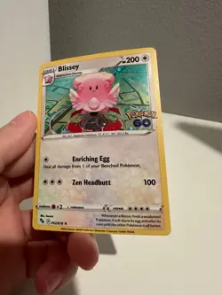 Blissey 52/78 Cosmos Holo Promo Pokemon GO Set Pokemon TCG NM 1113 #265 - Image 2