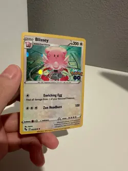 Blissey 52/78 Cosmos Holo Promo Pokemon GO Set Pokemon TCG NM 1113 #265 - Image 3