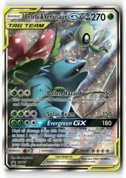 Celebi & Venusaur GX - SM167 SM Promos Pokemon TCG NM - Image 1