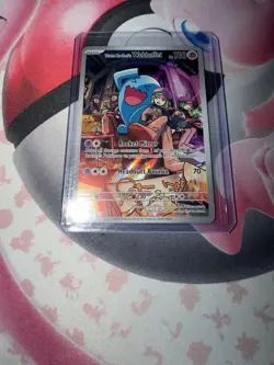 Pokemon Scarlet & Violet Destined Rivals Team Rocket’s Wobbuffet 203 ETB Promo - Image 1