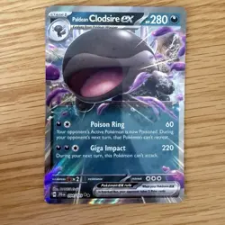 Paldean Clodsire EX Full Art 094/159 - Poison Ring - Near Mint Pokemon TCG - Image 1