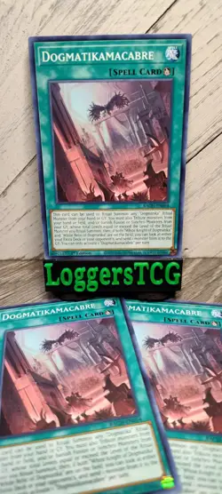 Yu-Gi-Oh! Dogmatikamacabre x3 / BACH EN054 1st Edition NM - Image 1