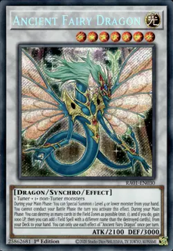 Ancient Fairy Dragon - Secret Rare 1st Edition RA01-EN030 - NM - YuGiOh - Image 1