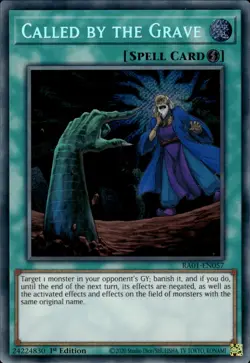 Called By The Grave - Secret Rare 1st Edition RA01-EN057 - NM - YuGiOh - Image 1