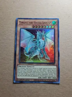 Timaeus The United Dragon - BACH-EN003 - Ultra Rare - 1st Edition - YuGiOh-LP - Image 1