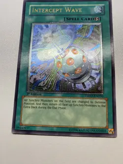 Yugioh Intercept Wave TSHD-EN050 Ultimate Rare 1st Edition MP - Image 1