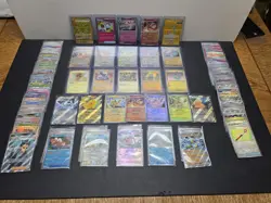 90+ Pokemon Card Lot Prismatic Master Set Starter Kit All Foil READ DESCRIPTION - Image 1